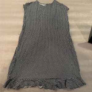 Popsugar Black and White Polka Dot Dress.